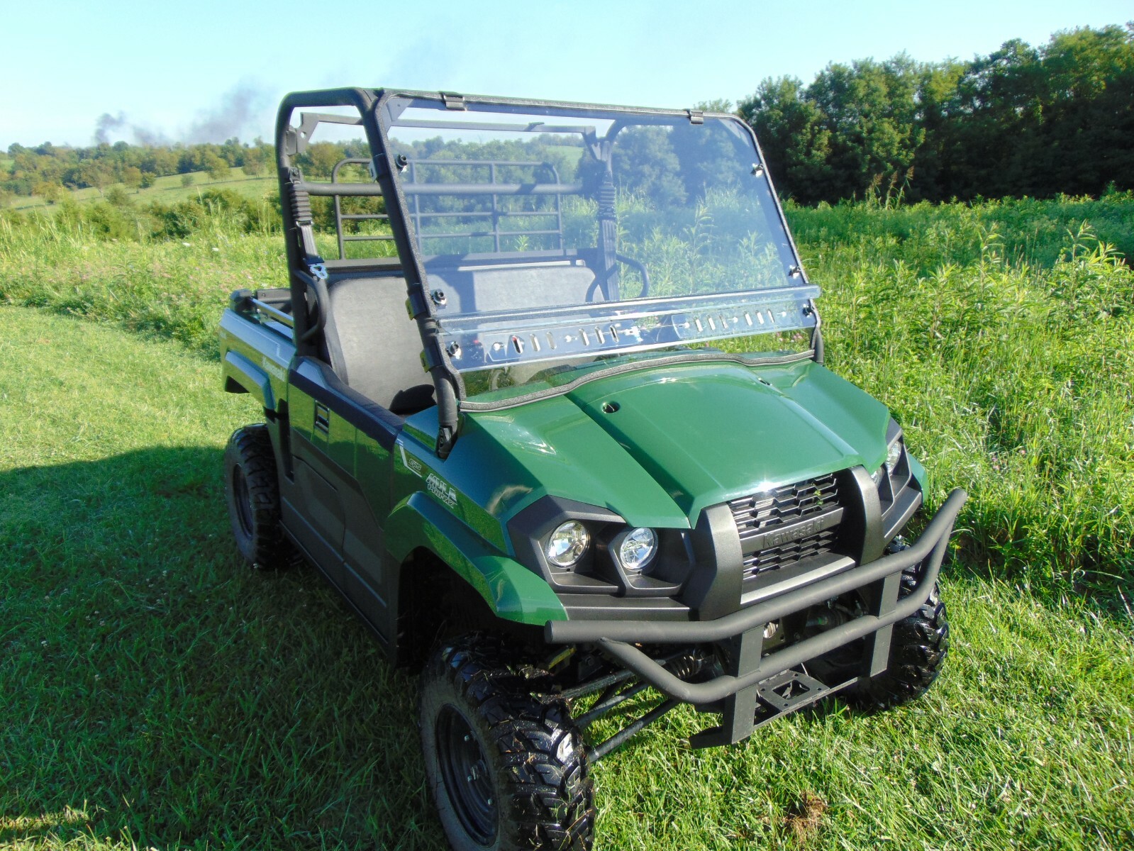 Kawasaki Mule Pro MX Mar‐Resistant Windshield with Quick Clamps & Dual