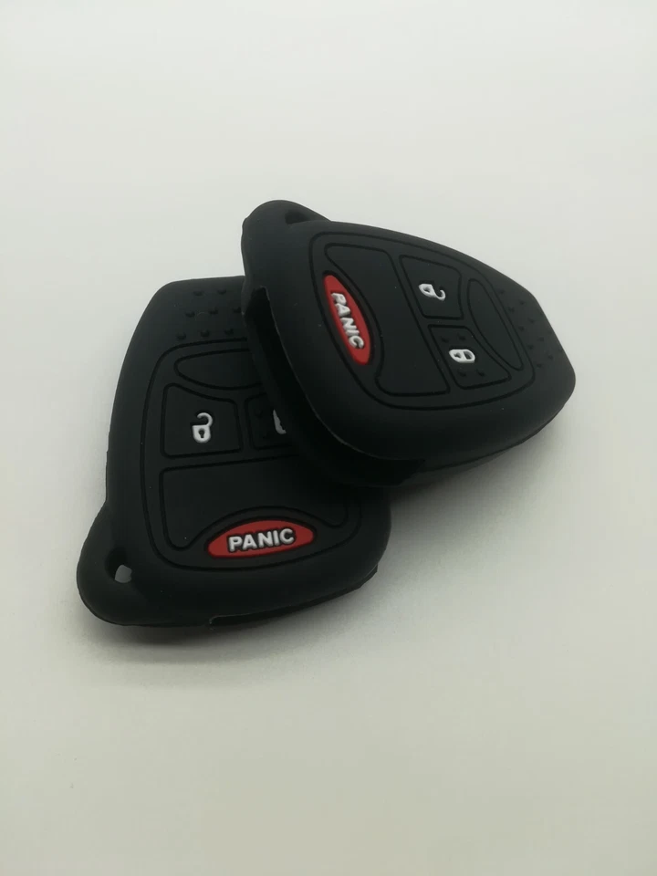 Cubierta de llave remota 2*Fob para Dodge Jeep Wrangler Brújula Chrysler Aspen PT CRUISER Foto 4 de 4