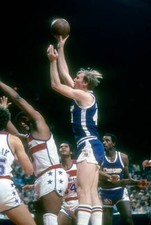 Dan Issel of the Denver Nuggets 1980's Basketball photo 1