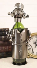 Ebros Gift Registered Nurse On Hospital Duty Hand Made Metal Wine Bottle Holder