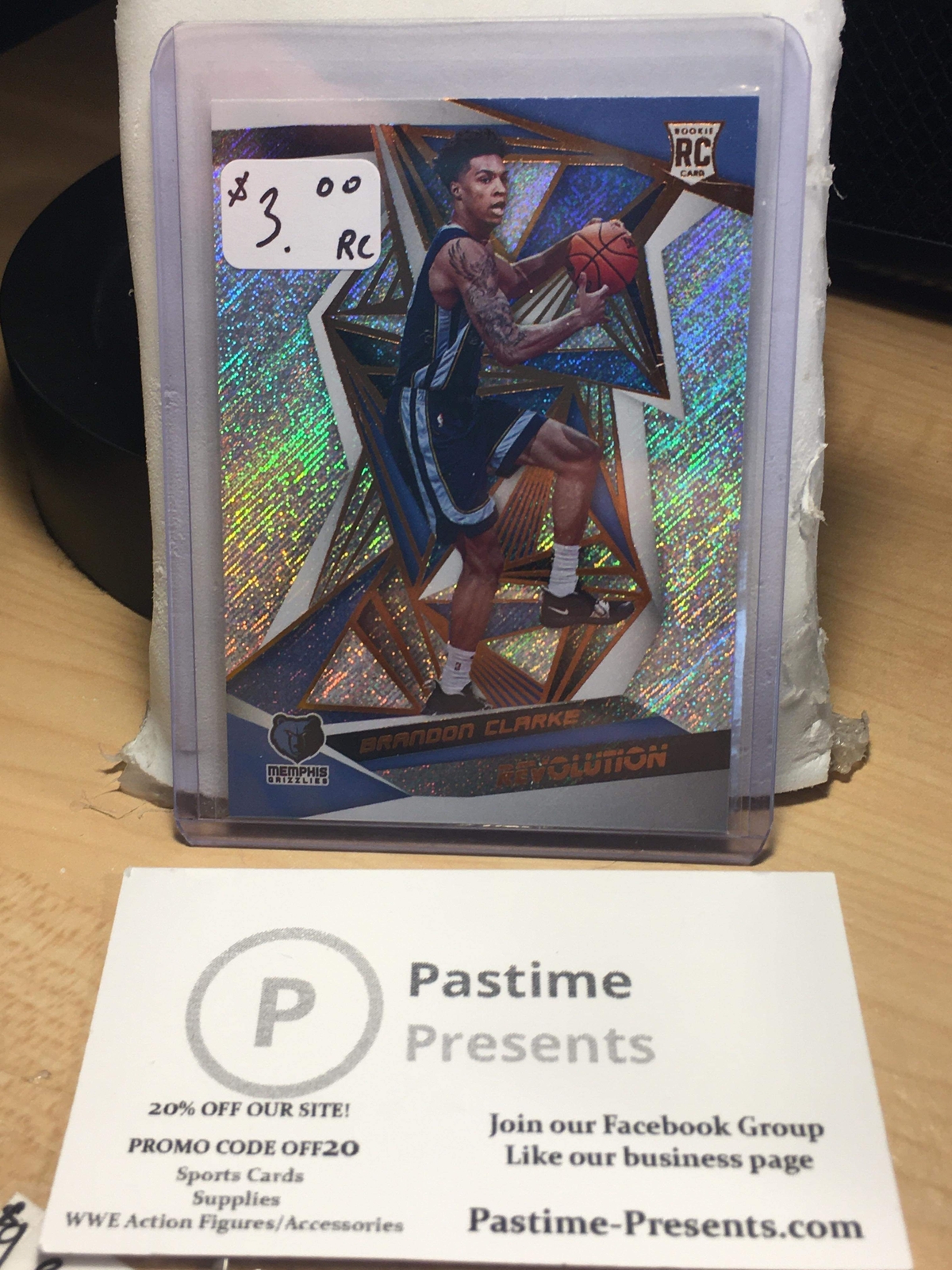 2019-20 Revolution #120 Brandon Clarke RC Memphis Grizzlies