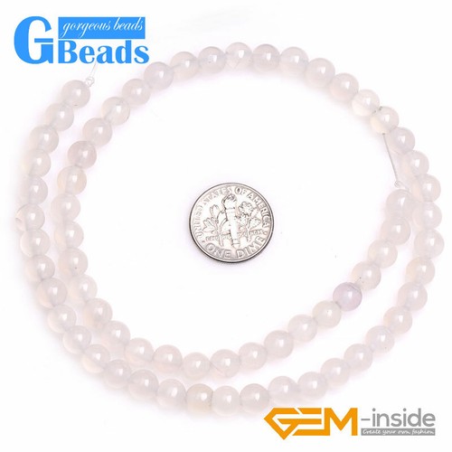 Round Agate Beads for Jewelry Making Loose Beads Wholesale 15'' Natural Stone - Picture 15 of 124