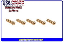 Anycubic Vyper Brass Nozzles 0.3/0.4/0.6/0.8/1.0/1.2/Variety, 1.75mm, 5pcs