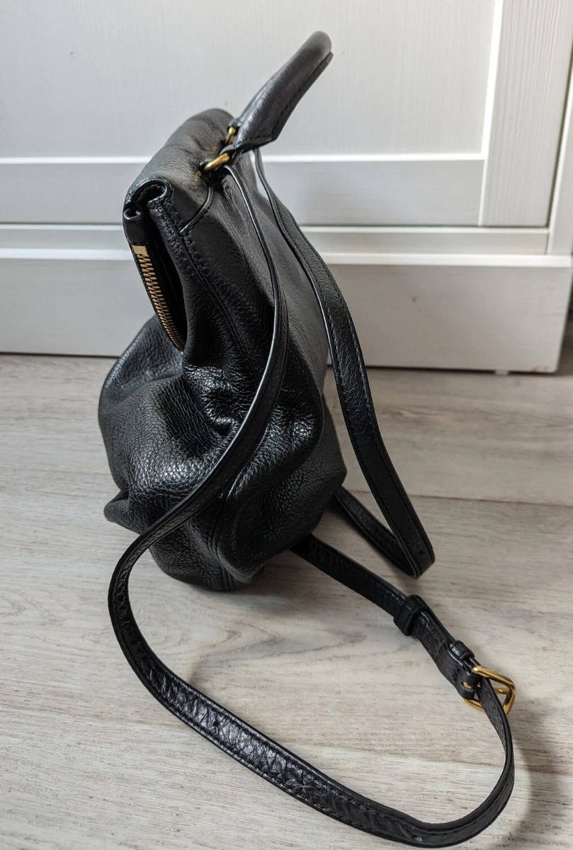 MARC BY MARC JACOBS BLACK CLASSIC Q MARISKA LEATHER BACKPACK EXCELLENT CONDITION