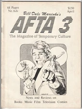 AFTA FANZINE BILL MARCINKA # 3 POP CULTURE GEORGE ROMERO INTERVIEW STEVE MARTIN