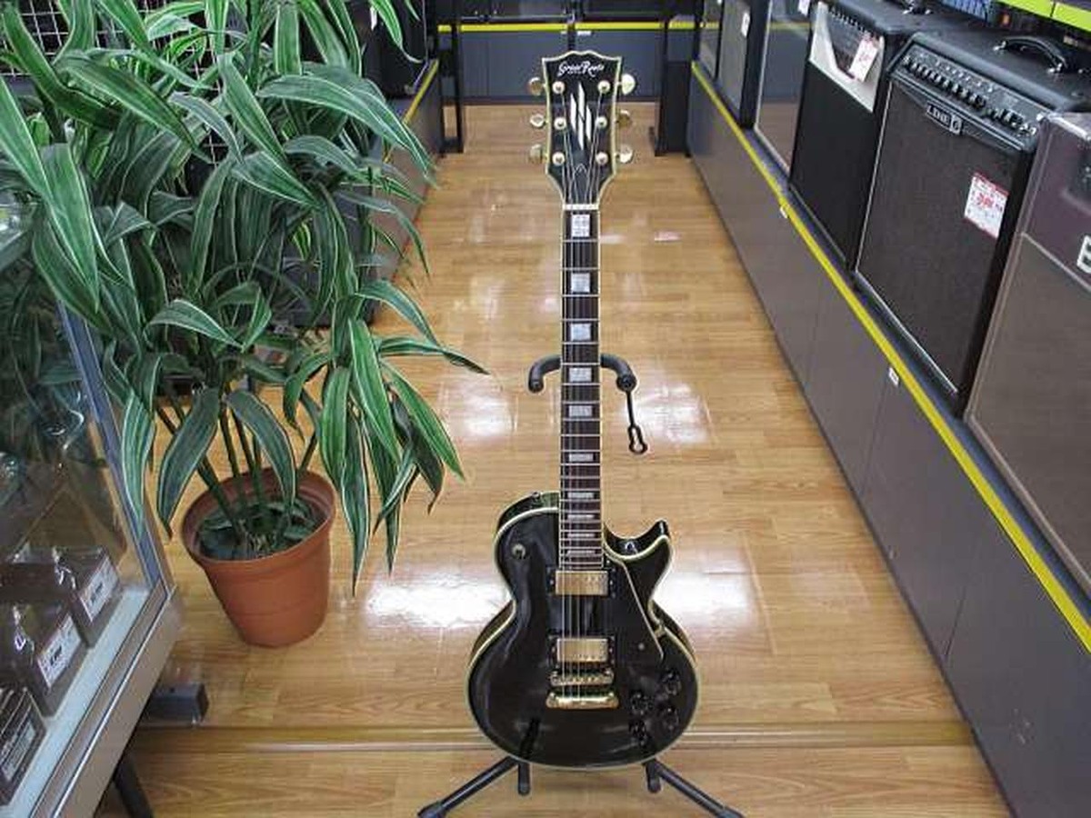 ギター Grassroots G-LP-60C Grassroots G-LP-60C Electric Guitar Black Used Shipping From