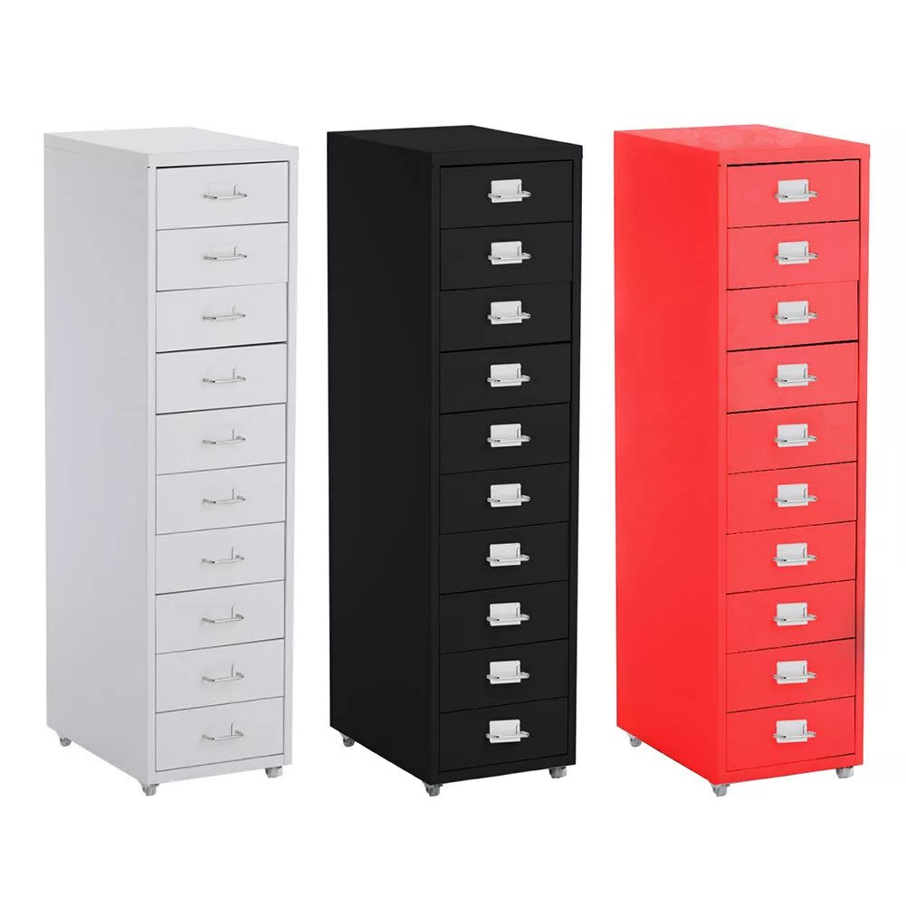 Metal drawer storage cabinet deals