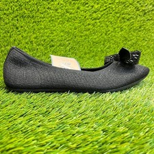 Skechers Cleo 2.0 Glitzy Daze Womens Size 8 Black Casual Classic Flats Shoes