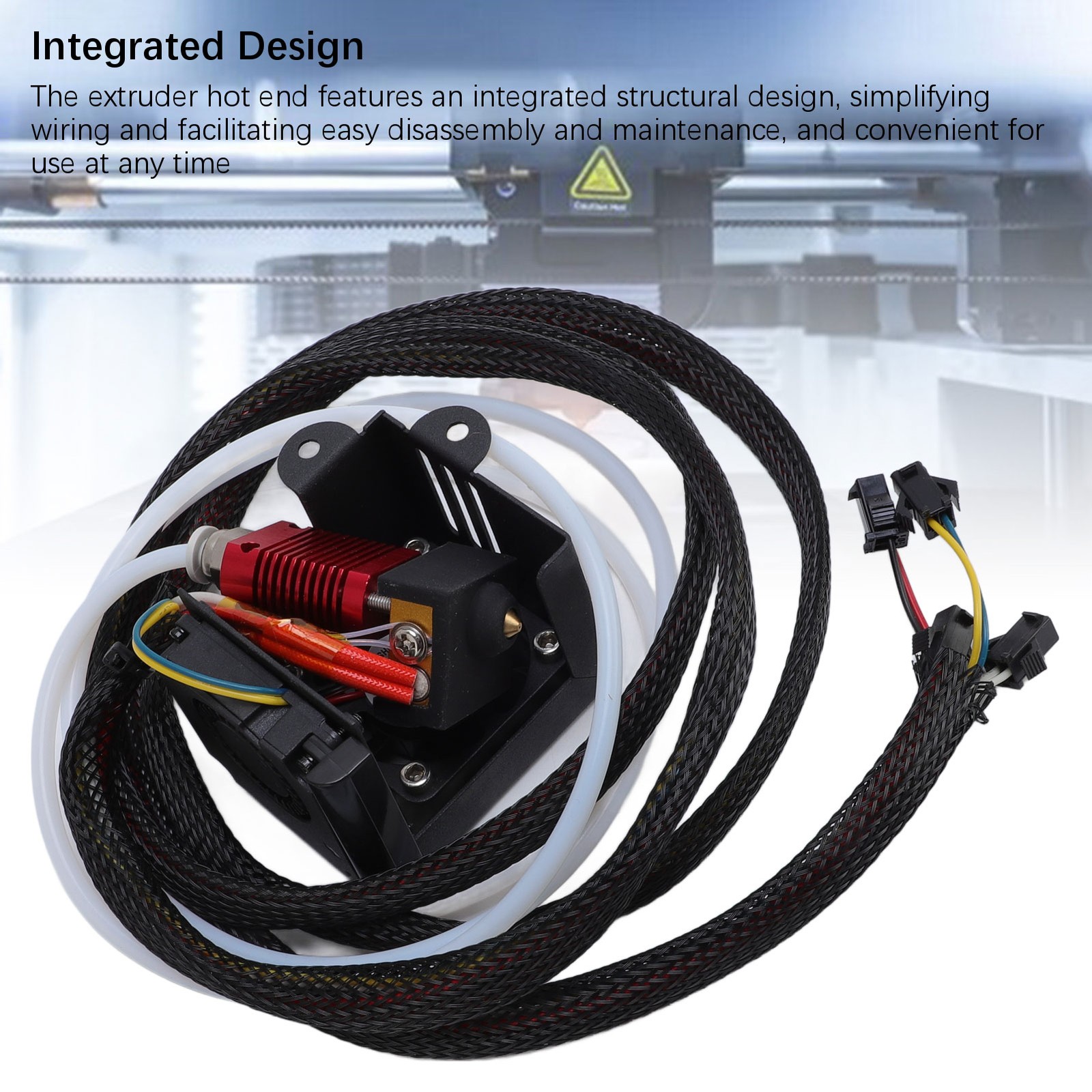 Full Assembled Hotend For Ender 5 Aluminum Heating Block Nozzle Cooling Fan Fit