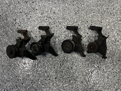 1991-95 Toyota MR2 Non-Turbo NA 5SFE 2.2L AC Idler Pulley Bracket Mount Belt A/C