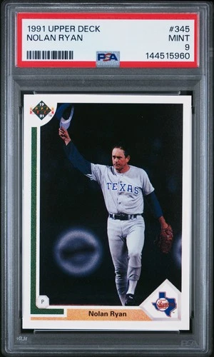 144515960 Nolan Ryan 1991 Upper Deck #345 PSA 9