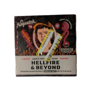 Dr. Squatch Limited Edition HELLFIRE & BEYOND Natural Soap Bar Stranger Things