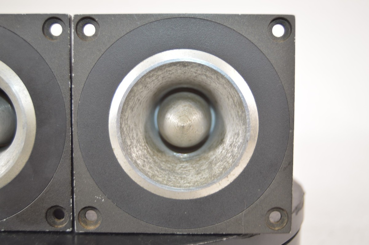 FOSTEX FT66H Horn Pair Super Tweeter Unit Pair Speaker Tested