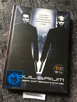 EQUILIBRIUM - Blu-ray + DVD Mediabook - Nr. 421/999 - Christian Bale - NEU
