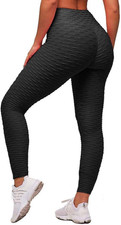 Leggins Donna Sportivi Anticellulite Pantaloni Push up Booty Pantacollant Vita A