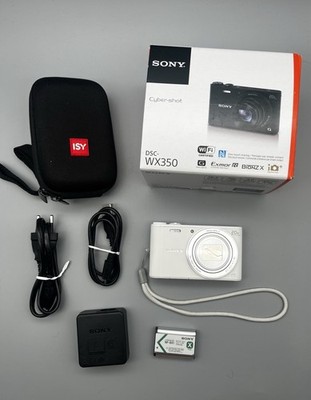 Sony Cyber-shot DSC-WX350 - Digitalkamera Weiß  mit OVP 