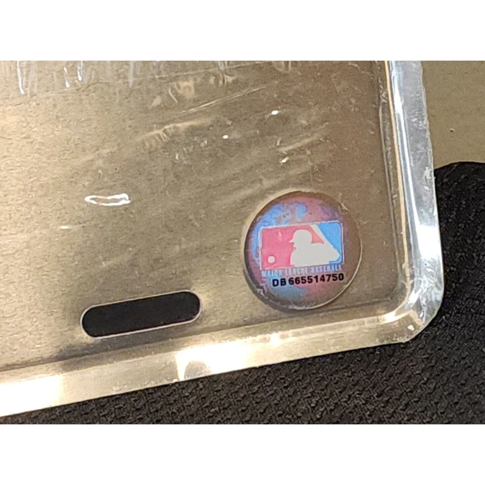 BOSTON RED SOX MLB LICENSED 12" METAL LICENSE PLATE AUTO TAG - Image 3 of 4