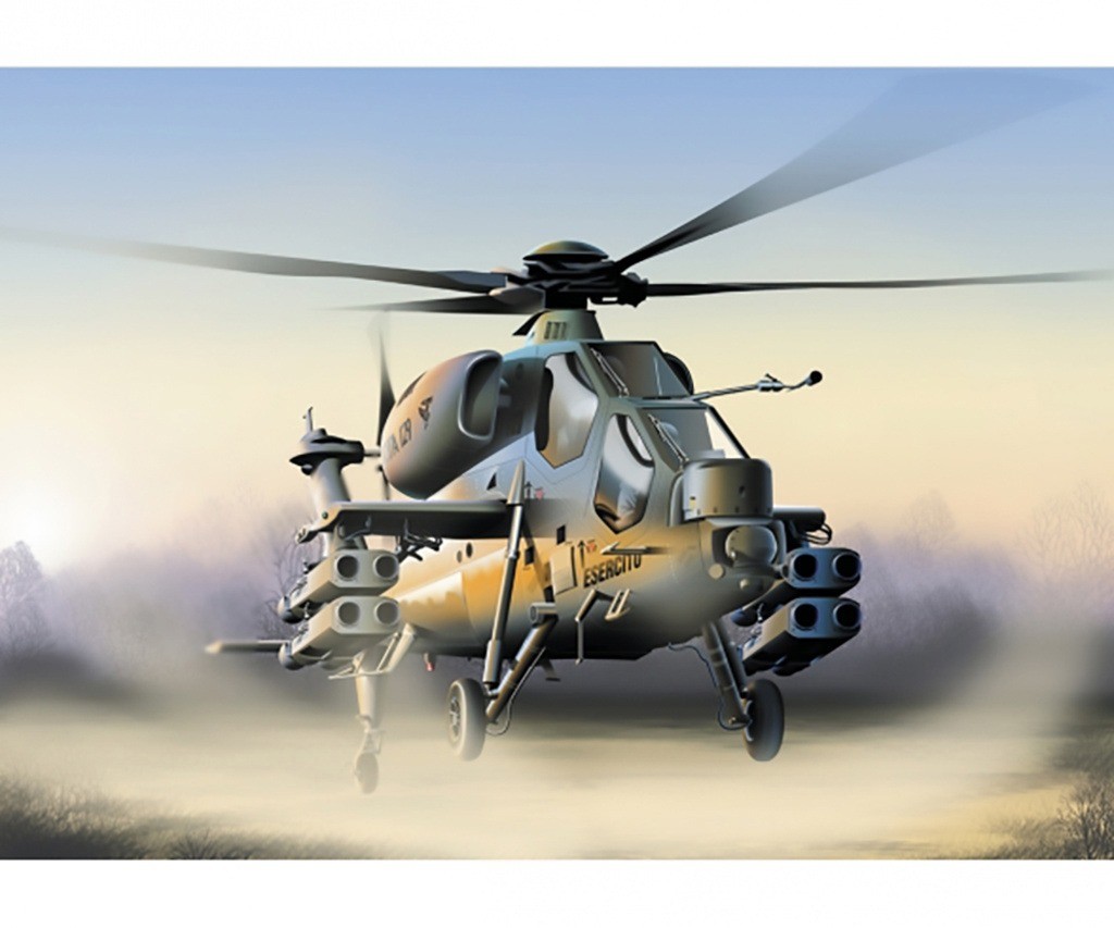 Italeri A-129 MANGUSTA Plastic Model Kit