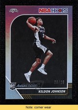 2019-20 Panini NBA Hoops Artist Proof 9/25 Keldon Johnson #224 READ h3a
