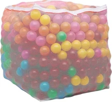 BPA Free Crush-Proof Plastic Ball, Pit Balls with Storage Bag, for Toddlers Kids