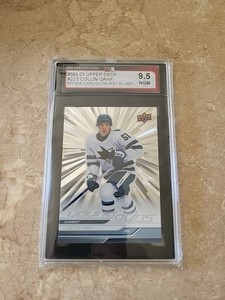 2024 Upper Deck Series 1 Young Guns Outburst Silver Collin Graf #223 Rookie