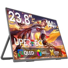 UPERFECT 144Hz 23.8 Inch Portable Monitor 1080P FHD VESA  Foldable Kickstand