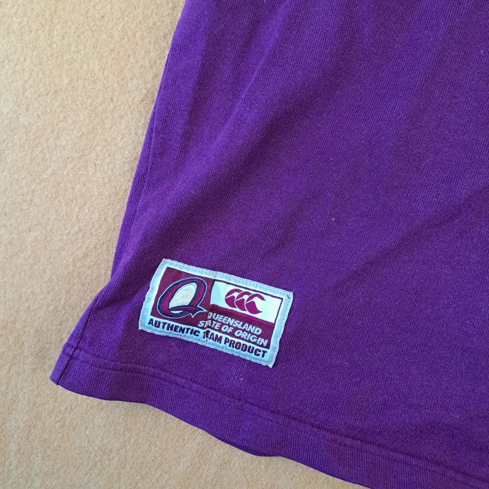 Queensland State of Origin Rugby League Jersey Mens Medium Purple Harvey Norman - image 3 of 4