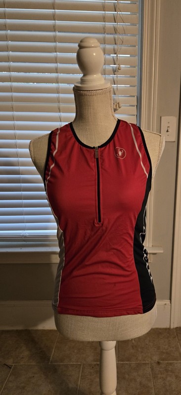 CASTTELLI Womens two piece cycling outfit size L shirt and M pants