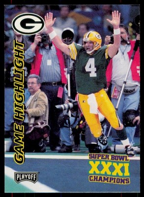 1997 Playoff Green Bay Packers Super Sunday Brett Favre 44 Green Bay Packers