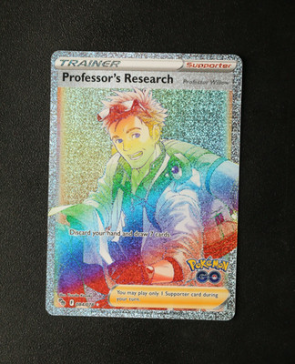 Pokémon Karte - Professor's Research 084/078 - Pokémon GO - Secret Rare - NM  