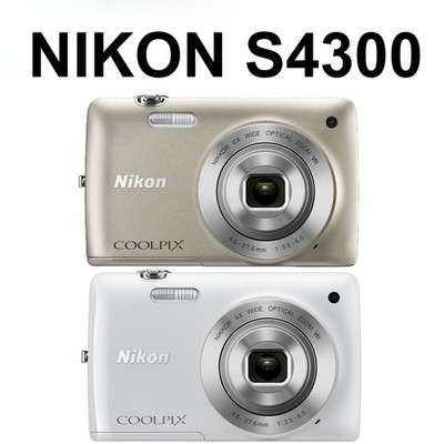 Nikon COOLPIX S4300 Digital Camera 16 MP 6x Optical Zoom 720p HD