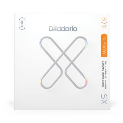 D'Addario XSAPB1047-3P XS 10-47 3er Set - Westerngitarrensaiten