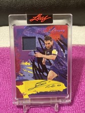 2023 LEAF ART OF SPORT ARTS & GRAPHS LIONEL MESSI GAME-USED PATCH AUTO SSP# 4/5
