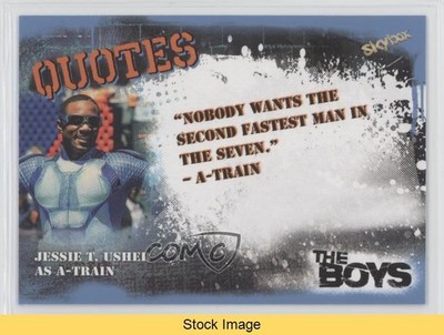 2025 Skybox The Boys: Season 1 & 2 Quotes Jessie T Usher as A-Train READ 6o2
