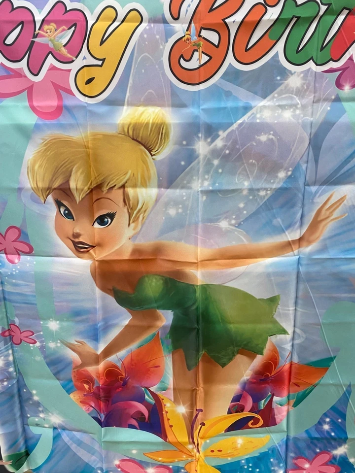 Disney Динь-Динь баннер фон фото с днем рождения 60 «x 39» - Изображение 2 из 4