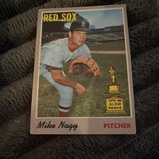 Topps 1970 Mike Nagy #39 Boston Red Sox MLB Baseball Card All-Star Rookie. rookie card picture
