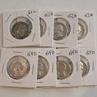 [Lot of 8] Washington Quarter Silver Lot 1951, 1962, 1963, 1964 Circulated