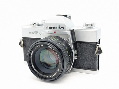 Minolta SRT101 Film Camera Lens Set Fully Working Clean Condition