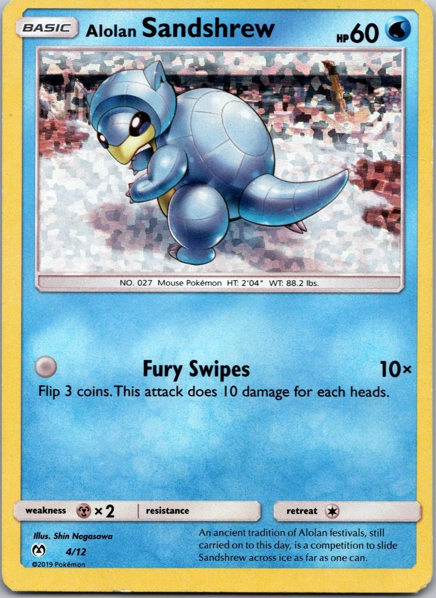 Alolan Sandshrew Pokémon TCG Cards for sale | eBay