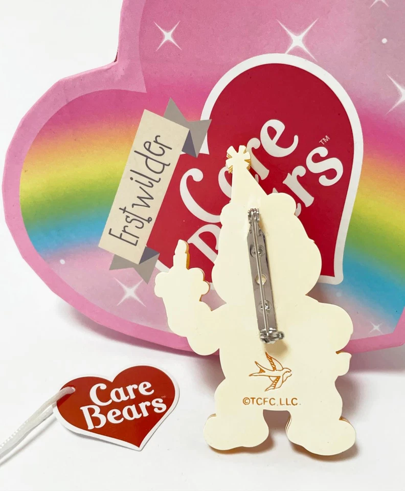 ERSTWILDER CARE BEARS BROCHE PASTEL DE OSO CUMPLEAÑOS 2022 NUEVO EN CAJA Foto 4 de 4