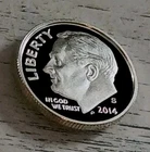 2014-S Cameo Proof 90% Silver Roosevelt Dime ▪︎ Low Mintage Year ▪︎ Ships Free!