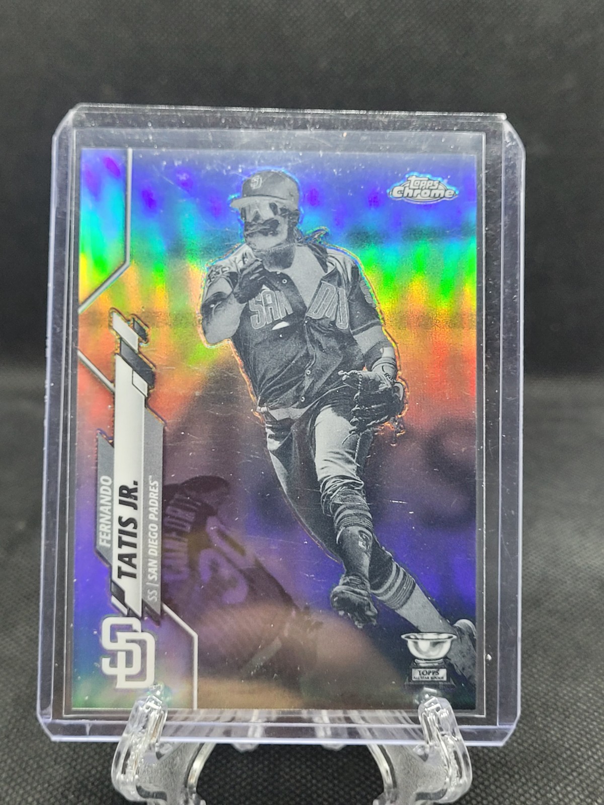 2020 Topps Chrome Negative Refractor Fernando Tatis Jr #84