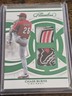 2025 Panini Flawless Chase Burns RC Dual Prospect Patches Emerald Foil # 2/5 SSP