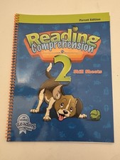 Abeka Reading Comprehension 2 Skill Sheets Parent Edition Homeschool Workbook