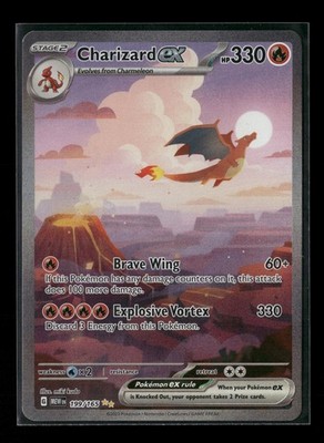Charizard ex 199/165 Scarlet & Violet 151 SIR Holo Pokemon Card NM