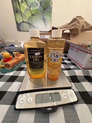 Lot of 2 Weiman Lemon Oil Furniture Polish 16 fl oz Bottles 70% full each fast2S