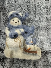 Enesco - Cherished Teddies - Nora "Brrrr..." - Snow Bear Pulling Sled - #848581