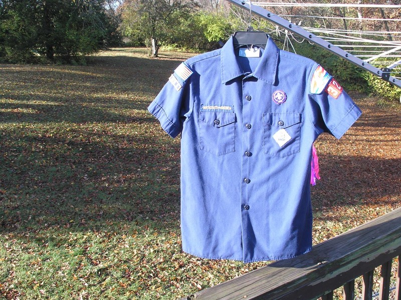 Cub Scout Uniform Shirt Youth Large Short Sleeve Boy Scouts BSA