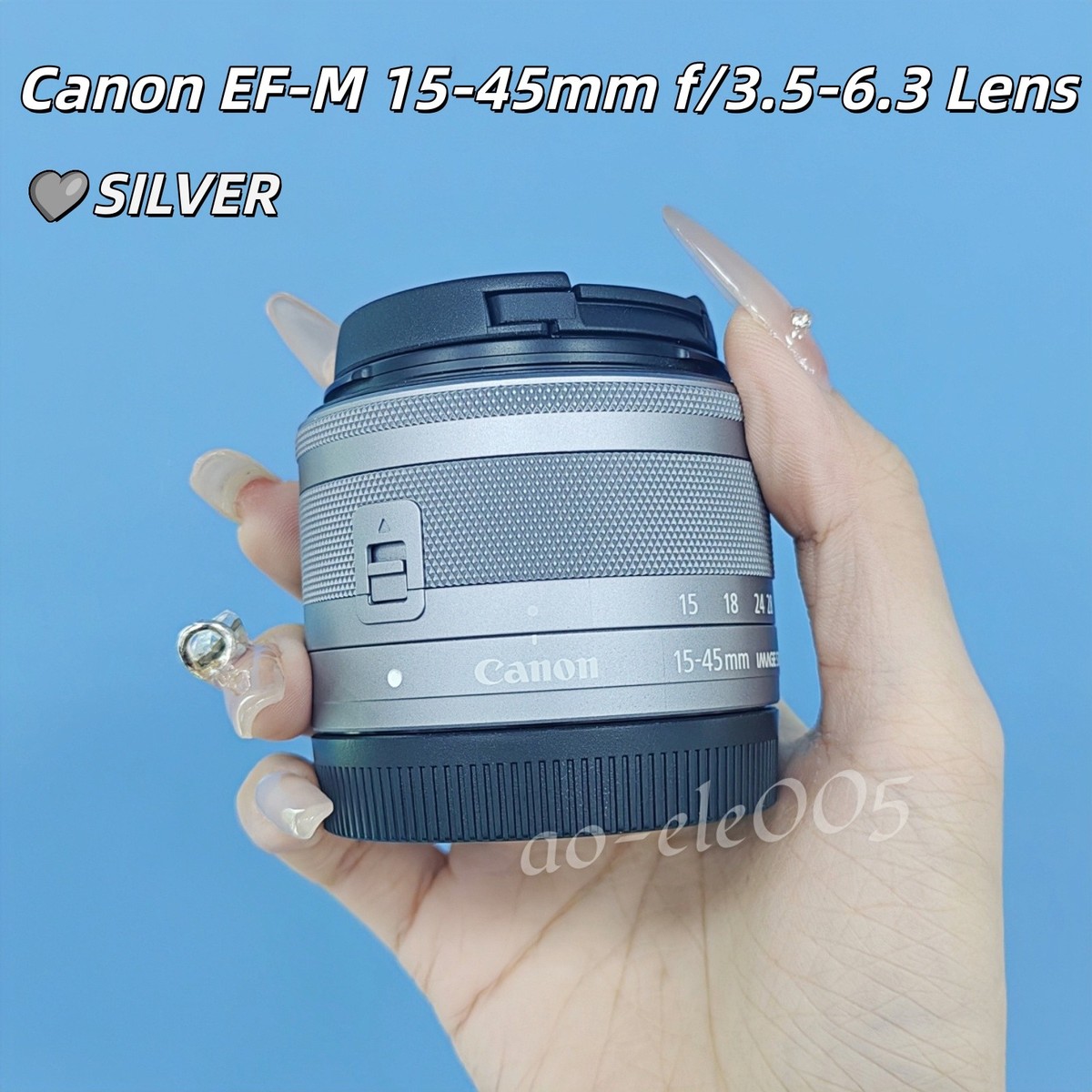 Canon/Canon EF-M 15-45mm f/3.5-6.3 IS STM Lens -Silver 95% New | eBay