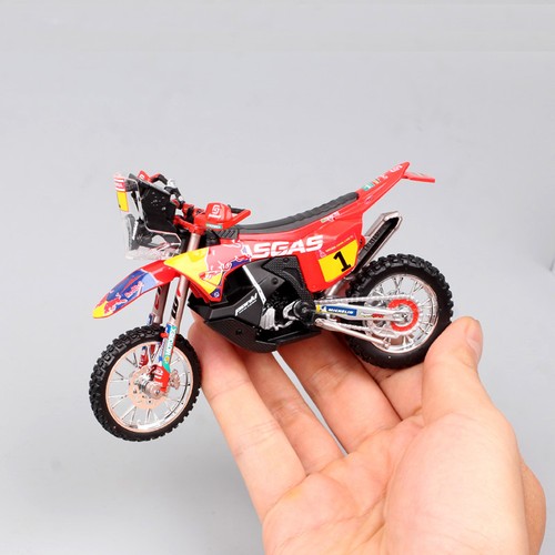1/18 Bburago GASGAS RX450F Bici da Rally Fuoristrada Motociclo Modello Motocross - Foto 4 di 13